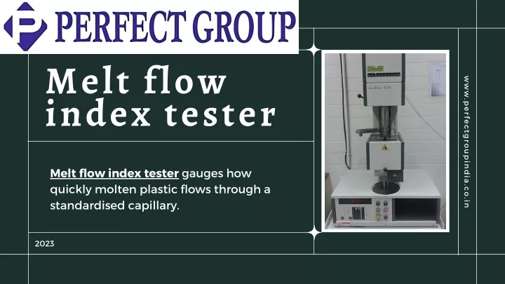 melt flow index tester