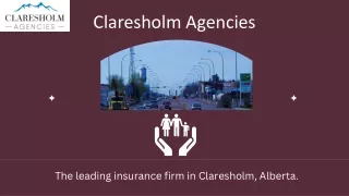 Book An Appointment With The Leading Commercial Insurance Firm: Claresholm Agen