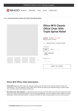 february special sale m18 chair on sale