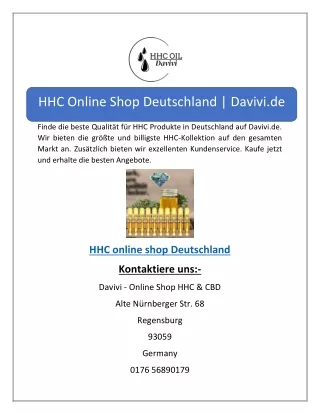 hhc online shop deutschland davivi de