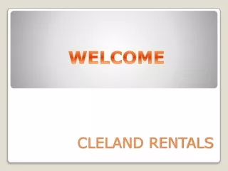 cleland rentals