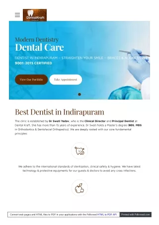 Best Dentist in Indirapuram for Dental Fillings