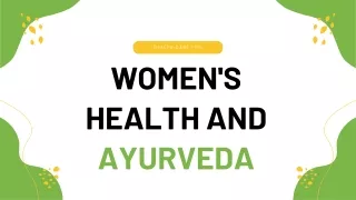 Women's Health and Ayurveda