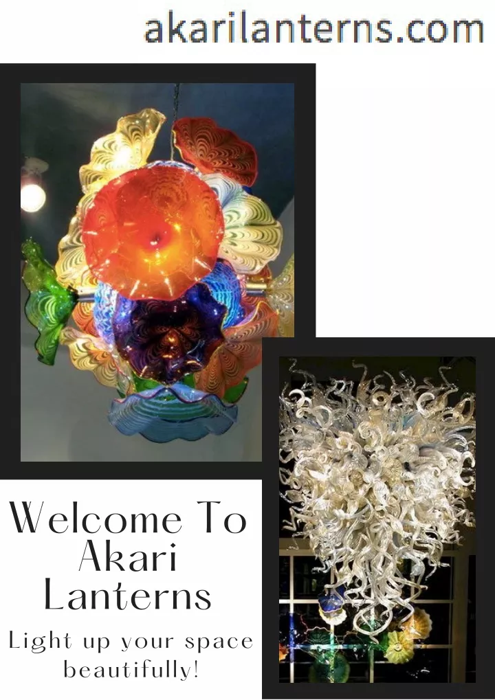 welcome to akari lanterns light up your space
