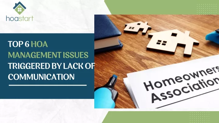 top 6 hoa management issues triggered by lack
