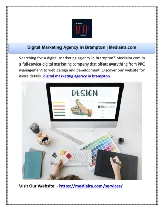 Digital Marketing Agency in Brampton | Mediaira.com