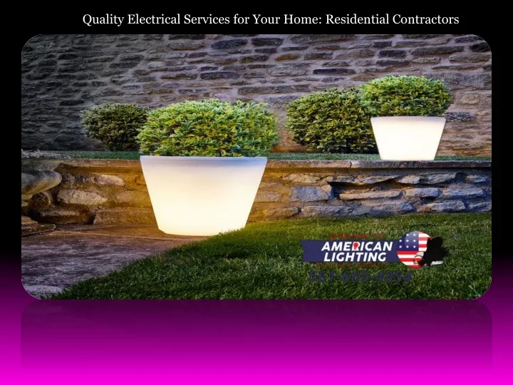 quality electrical services for your home