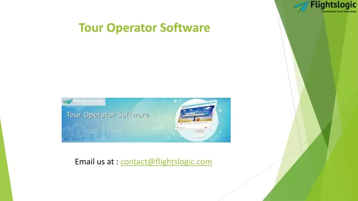 tour operator software