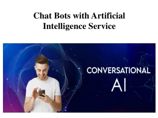chat bots with artificial intelligence service
