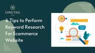 6 Tips to Perform Keyword Research For Ecommerce Website