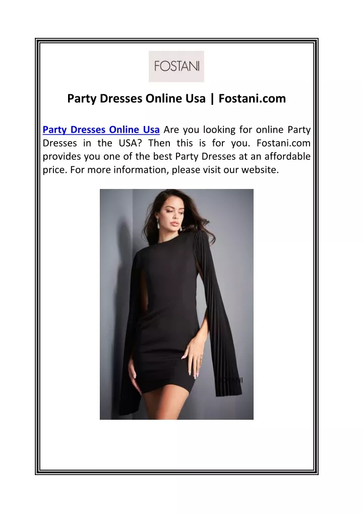 party dresses online usa fostani com