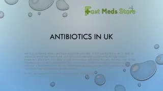 Buy Antibiotics Online UK Fastmedstore