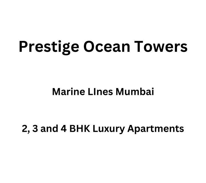 prestige ocean towers