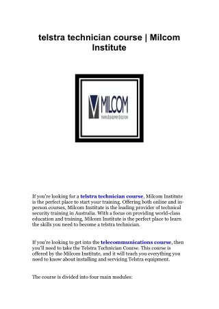 Milcom Institute