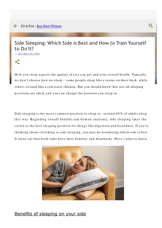 eli elm buy best pillows