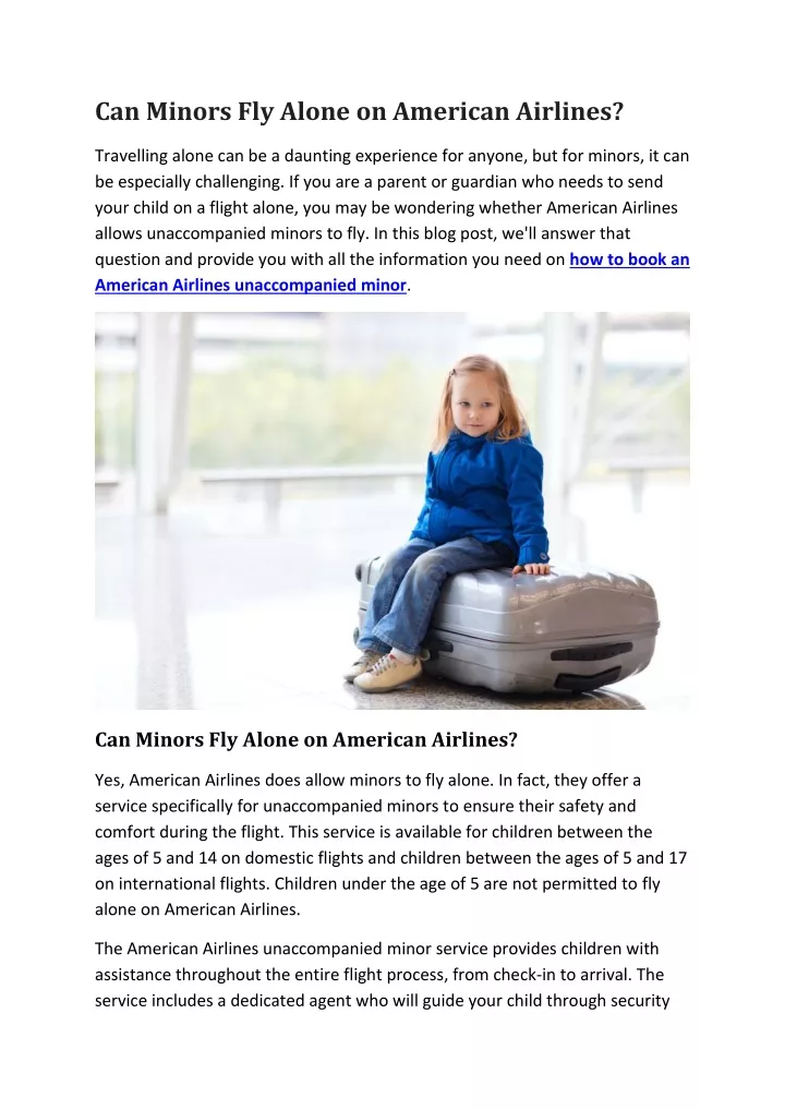 ppt-can-minors-fly-alone-on-american-airlines-powerpoint-presentation