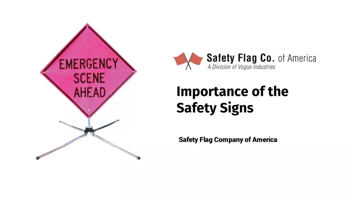 importance of the safety signs