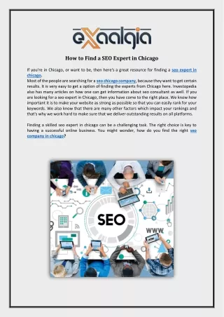 How to Find a SEO Expert in Chicago