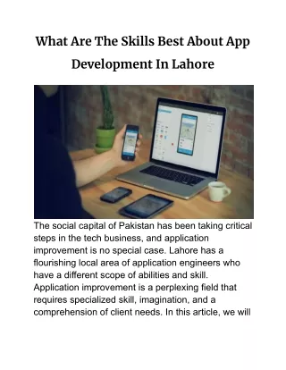 what are the skills best about app