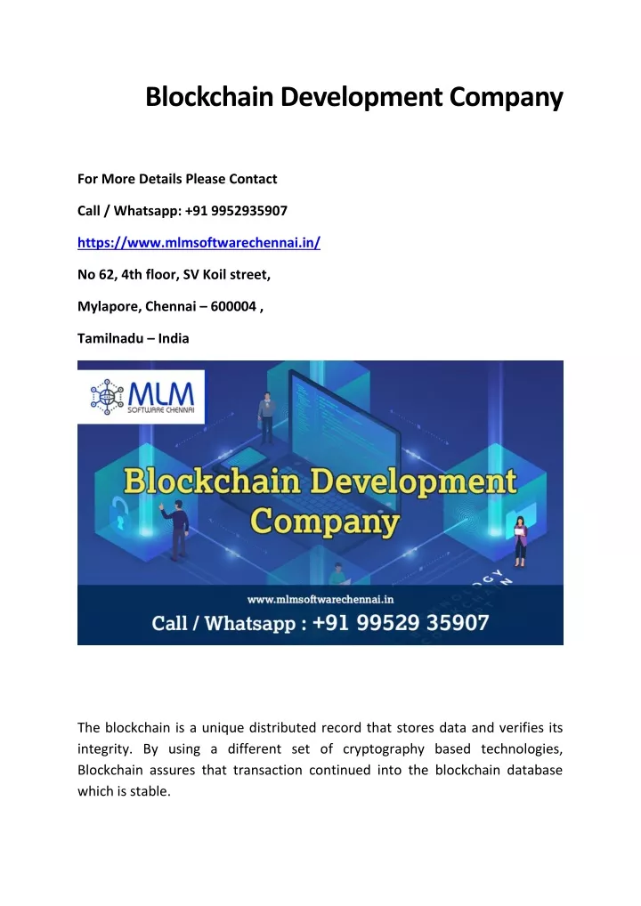 blockchain development company