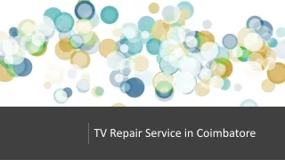 TV REPAIR SERVICE IN COIMBATORE