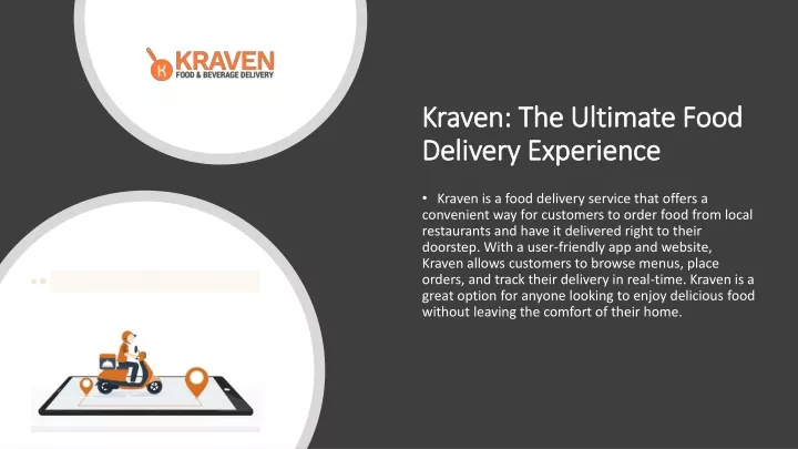 kraven the ultimate food delivery experience