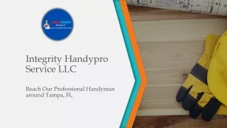 Hire Tampa Handyman Services for Roofing and Painting