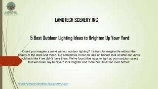 Best Outdoor Lighting Ideas