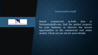 commercial as built