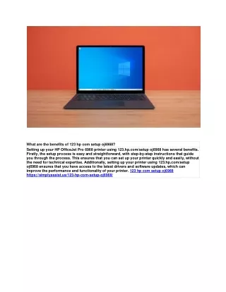 what are the benefits of 123 hp com setup oj6968