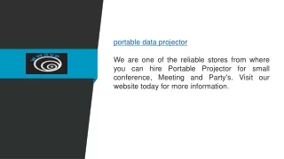 portable data projector