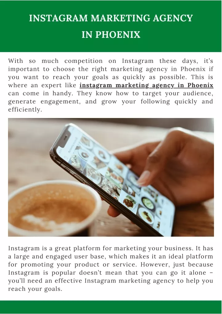 instagram marketing agency in phoenix