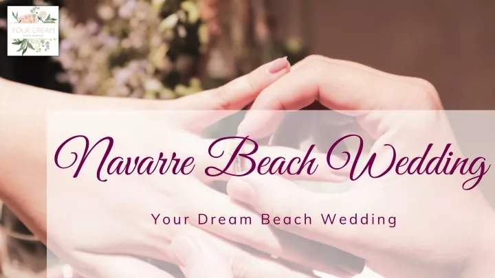 navarre beach wedding