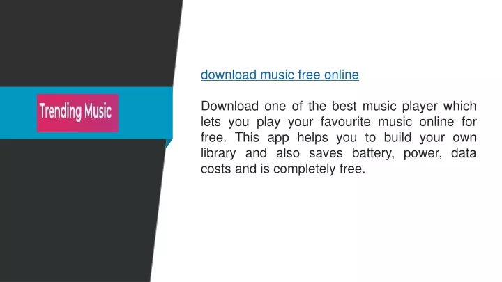 download music free online download