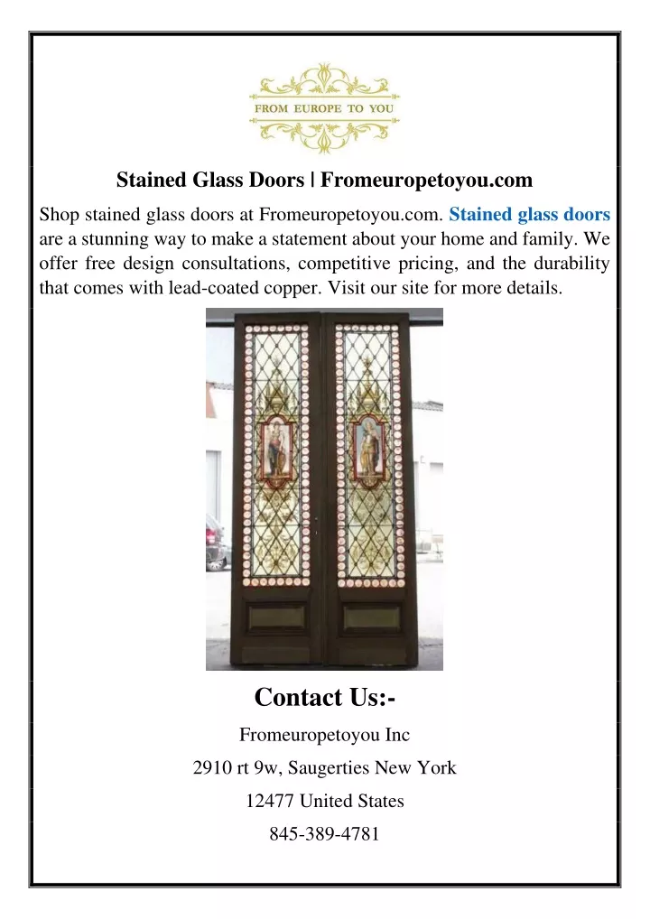 stained glass doors fromeuropetoyou com