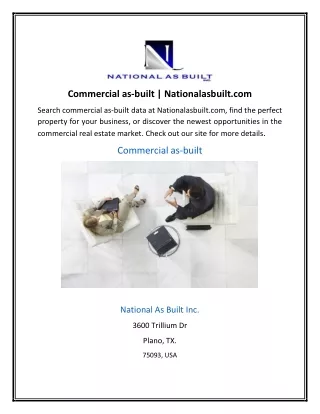 commercial as built nationalasbuilt com