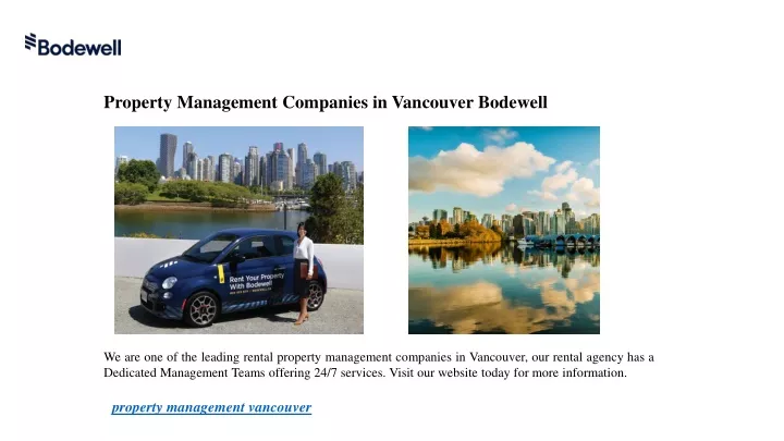 property management companies in vancouver