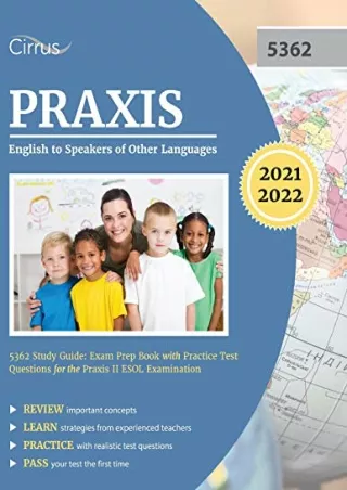 epub download Praxis English to Speakers of Other Languages 5362 Study Guide: Ex