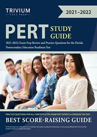 free read  PERT Study Guide 2021-2022: Exam Prep Review and Practice Questions f