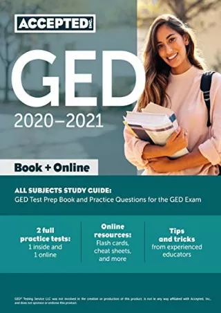 [ebook] download GED Study Guide 2020-2021 All Subjects: GED Test Prep and Pract