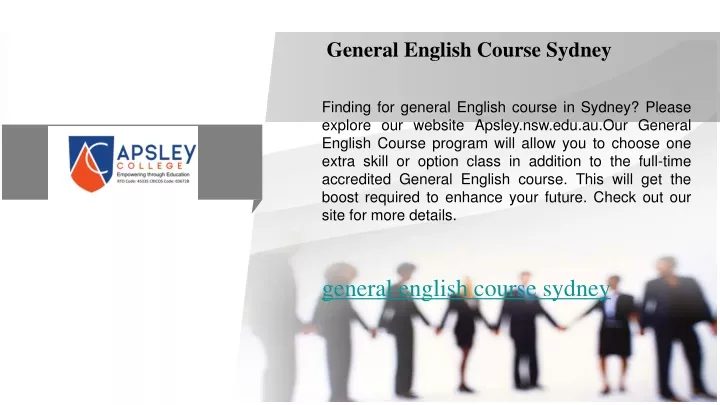 general english course sydney