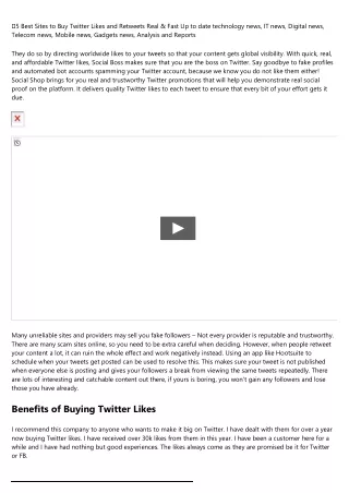 5 best sites to buy twitter likes and retweets