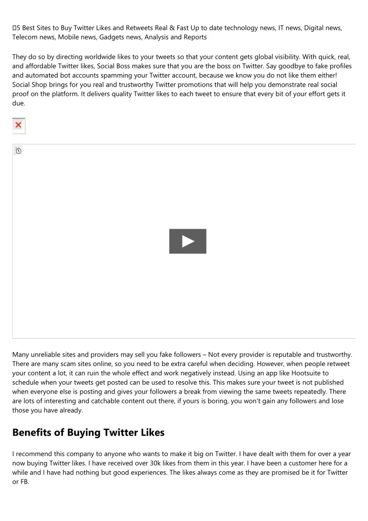 5 best sites to buy twitter likes and retweets