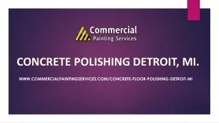 Concrete Floor Polishing Detroit Mi