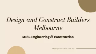 Builders Melbourne Northern Suburbs | MISR Engineering & Construction