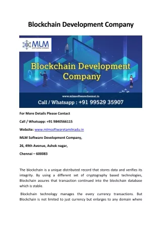 blockchain development company