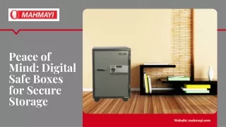 peace of mind digital safe boxes for secure