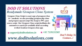 Best Groupon Clone System - Readymade Clone Script