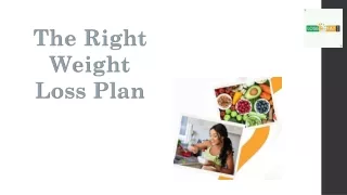 Right Weight Loss Plan