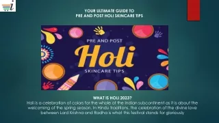 YOUR ULTIMATE GUIDE TO PRE AND POST HOLI SKINCARE TIPS
